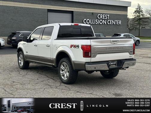 White Platinum 2018 Ford F-150 King Ranch