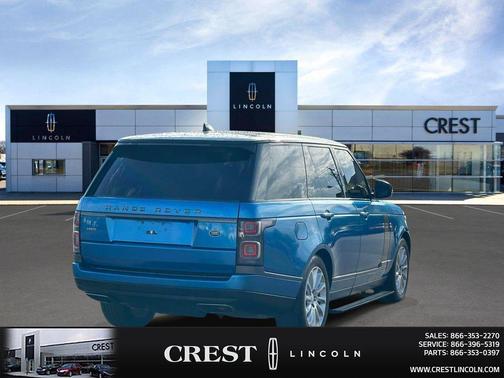 Blue 2019 Land Rover Range Rover 3.0L V6 Supercharged HSE