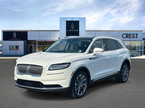 Pristine White Metallic Tri-Coat 2022 Lincoln Nautilus Reserve