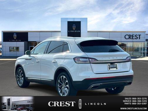 Pristine White Metallic Tri-Coat 2022 Lincoln Nautilus Reserve