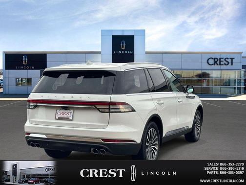 Pristine White Metallic Tri-Coat 2022 Lincoln Aviator Reserve AWD