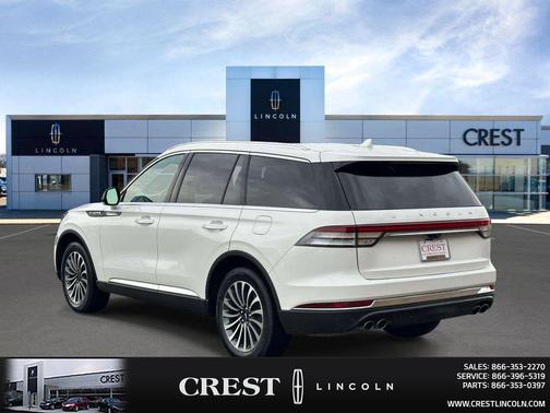 Pristine White Metallic Tri-Coat 2022 Lincoln Aviator Reserve AWD