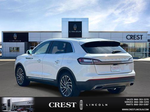 White Platinum Metallic Tri-Coat 2019 Lincoln Nautilus Reserve