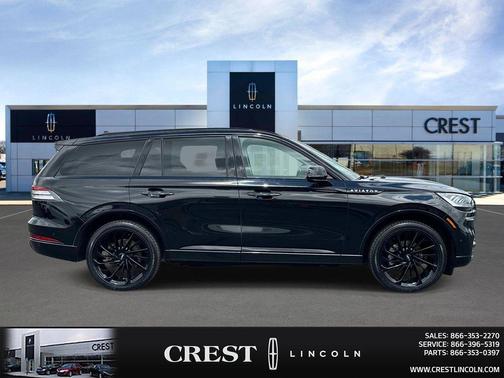 Infinite Black Metallic Clearcoat 2023 Lincoln Aviator Reserve AWD