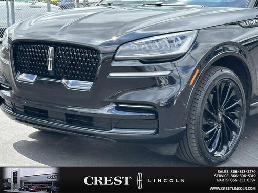 Infinite Black Metallic Clearcoat 2023 Lincoln Aviator Reserve AWD