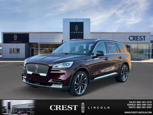 Burgundy Velvet Metallic Tinted Clearcoat 2020 Lincoln Aviator Reserve AWD