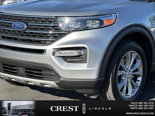 Iconic Silver Metallic 2023 Ford Explorer XLT