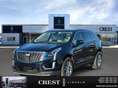 Dark Moon Blue Metallic 2021 Cadillac XT5 Premium Luxury