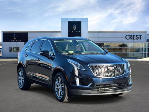 Dark Moon Blue Metallic 2021 Cadillac XT5 Premium Luxury