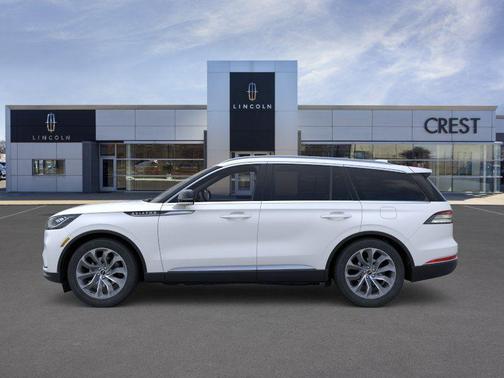 Pristine White Metallic Tri-Coat 2026 Lincoln Aviator Reserve AWD