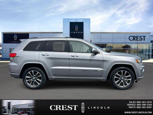 Billet Silver Metallic Clearcoat 2017 Jeep Grand Cherokee Overland