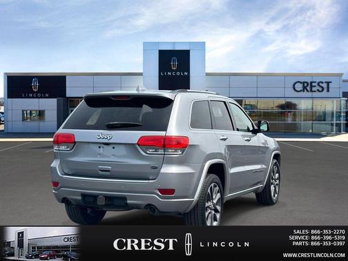 Billet Silver Metallic Clearcoat 2017 Jeep Grand Cherokee Overland