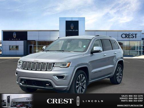 Billet Silver Metallic Clearcoat 2017 Jeep Grand Cherokee Overland