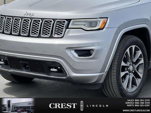 Billet Silver Metallic Clearcoat 2017 Jeep Grand Cherokee Overland