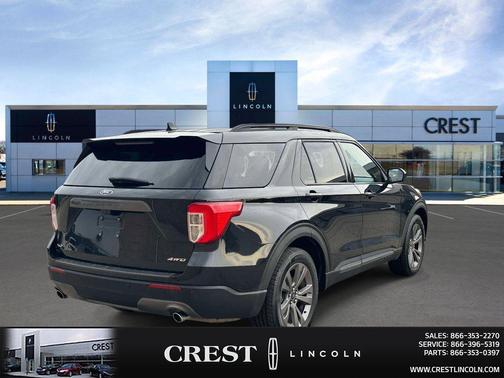 Agate Black Metallic 2022 Ford Explorer XLT