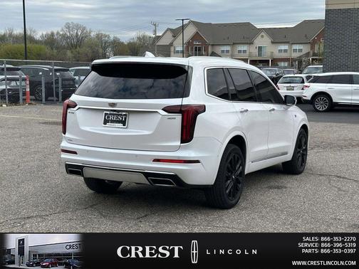 Crystal White Tricoat 2024 Cadillac XT6 Premium Luxury AWD