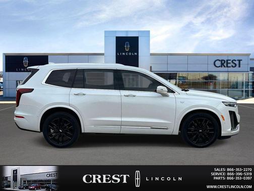 Crystal White Tricoat 2024 Cadillac XT6 Premium Luxury AWD