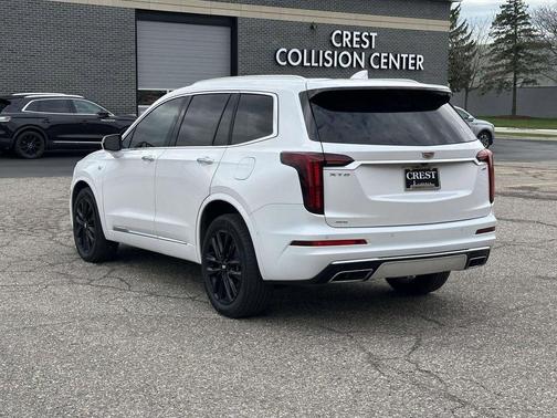 Crystal White Tricoat 2024 Cadillac XT6 Premium Luxury AWD