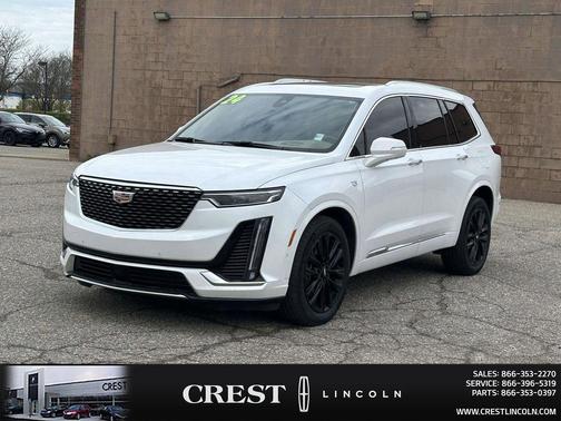 Crystal White Tricoat 2024 Cadillac XT6 Premium Luxury AWD