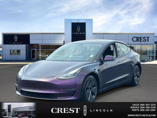 Pearl White Multi-Coat 2021 Tesla Model 3 Long Range