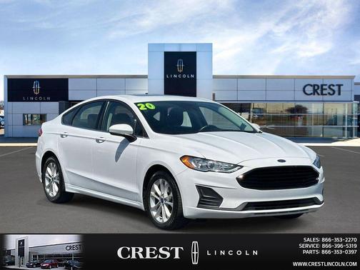 Oxford White 2020 Ford Fusion SE