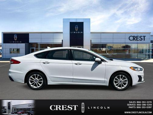 Oxford White 2020 Ford Fusion SE