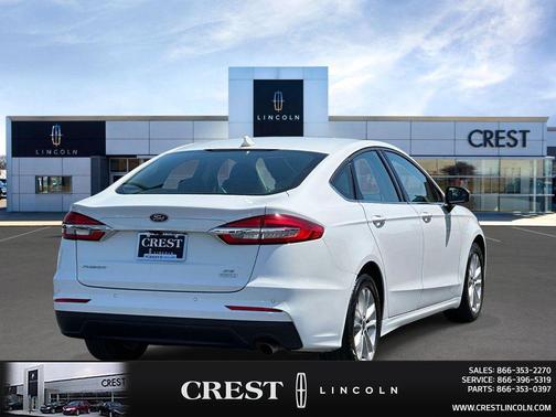 Oxford White 2020 Ford Fusion SE
