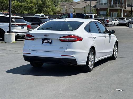 Oxford White 2020 Ford Fusion SE