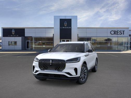 Pristine White Metallic Tri-Coat 2026 Lincoln Aviator Premiere