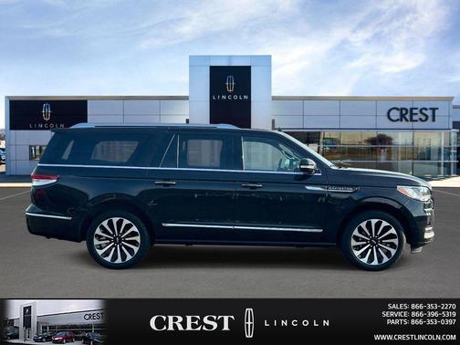 Infinite Black Metallic Clearcoat 2024 Lincoln Navigator Reserve
