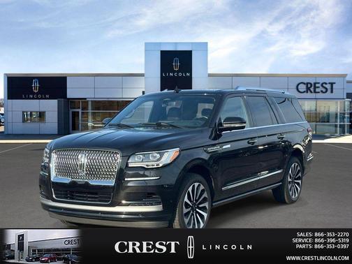 Infinite Black Metallic Clearcoat 2024 Lincoln Navigator Reserve