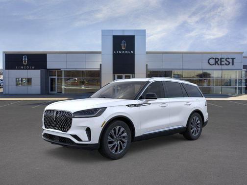 Pristine White Metallic Tri-Coat 2026 Lincoln Aviator Premiere