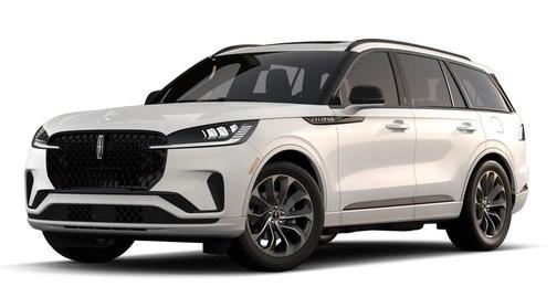 Pristine White Metallic Tri-Coat 2026 Lincoln Aviator Premiere