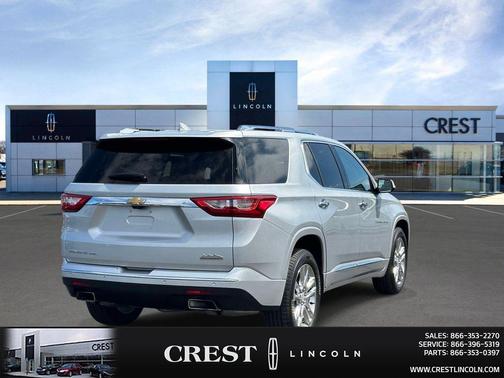 Silver Ice Metallic 2018 Chevrolet Traverse High Country