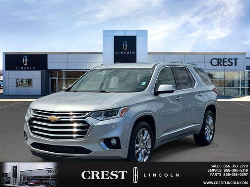 Silver Ice Metallic 2018 Chevrolet Traverse High Country