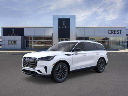 Pristine White Metallic Tri-Coat 2026 Lincoln Aviator Reserve AWD