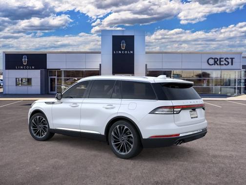Pristine White Metallic Tri-Coat 2026 Lincoln Aviator Reserve AWD
