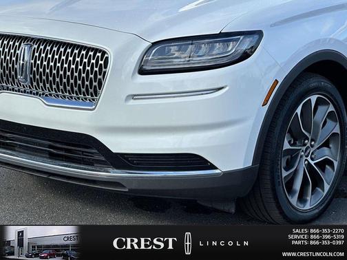 Pristine White Metallic Tri-Coat 2023 Lincoln Nautilus Reserve