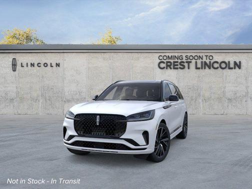 Pristine White Metallic Tri-Coat 2026 Lincoln Aviator Black Label AWD