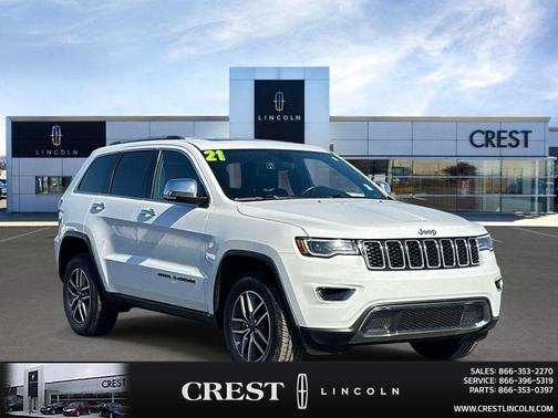 Bright White Clearcoat 2021 Jeep Grand Cherokee Limited