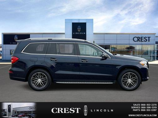 Blue 2019 Mercedes-Benz GLS 450 4MATIC