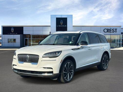 Pristine White Metallic Tri-Coat 2023 Lincoln Aviator Reserve AWD