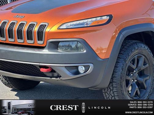 Mango Tango Pearlcoat 2015 Jeep Cherokee Trailhawk