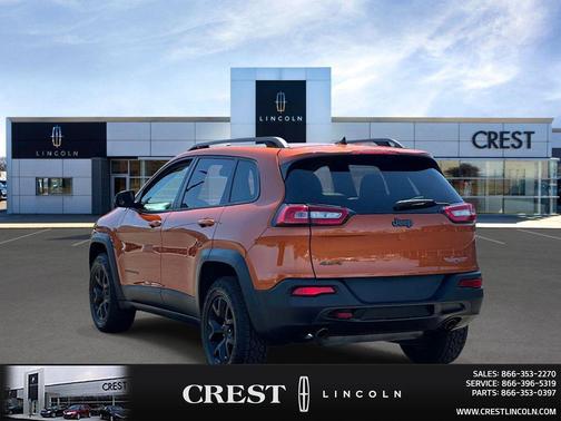 Mango Tango Pearlcoat 2015 Jeep Cherokee Trailhawk
