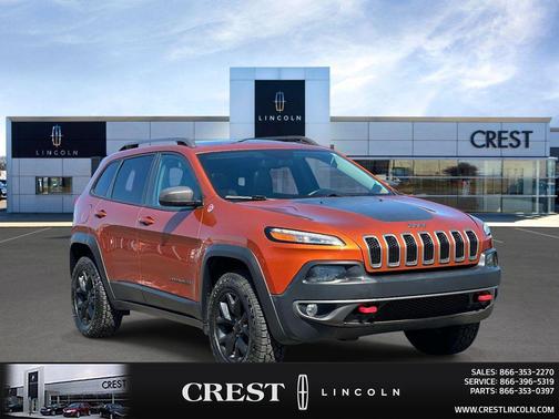 Mango Tango Pearlcoat 2015 Jeep Cherokee Trailhawk