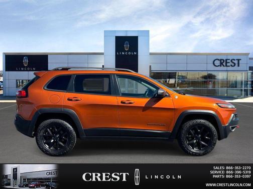 Mango Tango Pearlcoat 2015 Jeep Cherokee Trailhawk