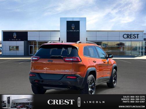 Mango Tango Pearlcoat 2015 Jeep Cherokee Trailhawk
