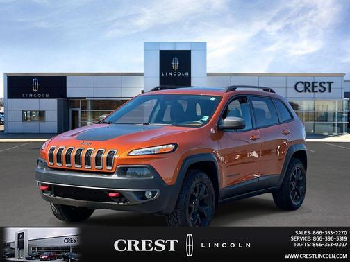 Mango Tango Pearlcoat 2015 Jeep Cherokee Trailhawk