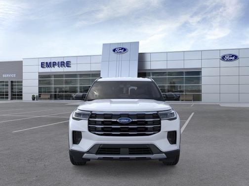 Space White Metallic 2026 Ford Explorer Active