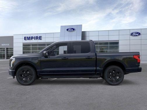 Agate Black Metallic 2025 Ford F-150 Lightning Platinum